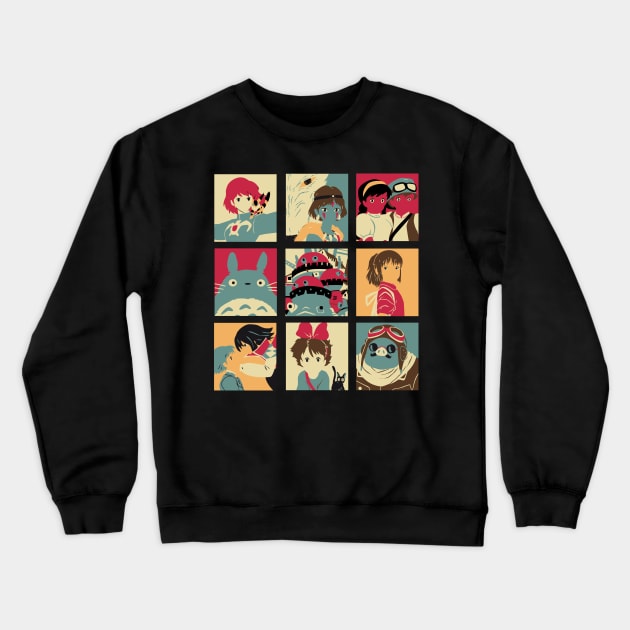 Japan Pop Crewneck Sweatshirt by Edwoody